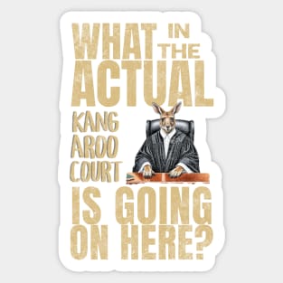 Kangaroo Court Sticker